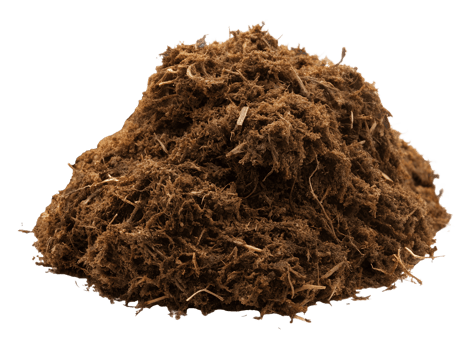 PNG pile of organic peat moss transparent