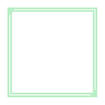 Light Green Square Frame on a Transparent Background png