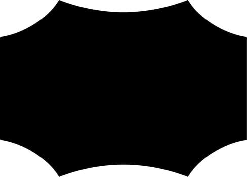 Sale sticker Frame Border Price tag Shopping black label vector