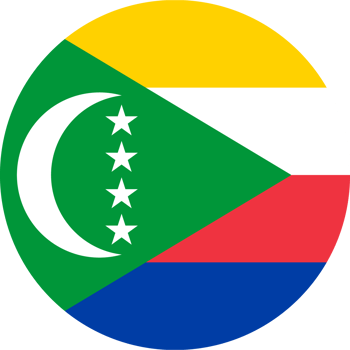 Comoros Flag Round Icon png