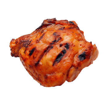 Roast pork knuckle isolated on transparent background. png