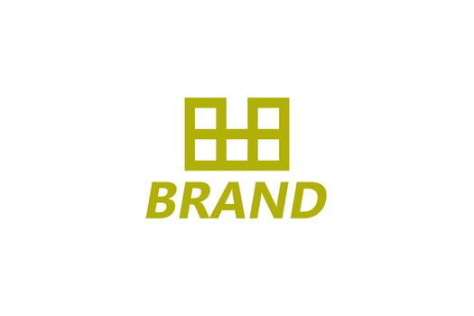 Minimalist gold letter H logo design. Perfect for corporate, tech, and finance brands. Clean and modern aesthetic. vector