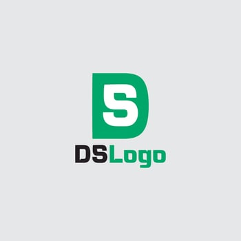 DS Logo Lettering Idea vector