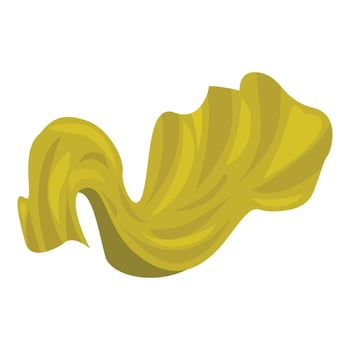 Laminaria seaweed floating in water flowing current vector