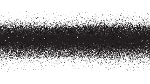 Subtle Black Noise Pattern on White Backdrop for Monochrome Texture and Overlay Use. vector