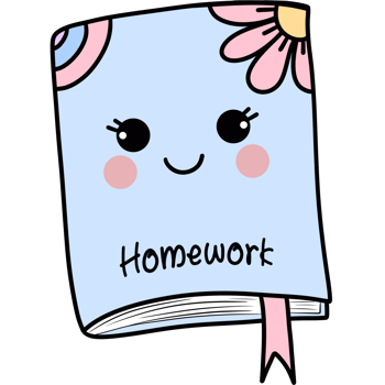 Retro groovy pastel notebook clipart Trendy hippie cartoon doodle drawing back to school supplies art illustration. png