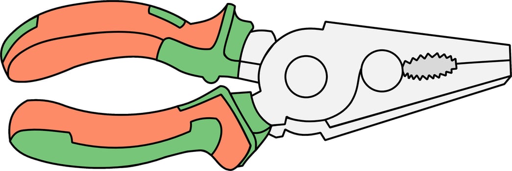 Multifunctional Pliers with Ergonomic Grip vector