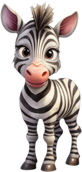 Whimsical Zebra Graphics for Imaginative Play. . png