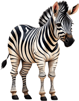 Cute Zebra Graphics for Social Media Posts. . png