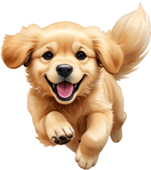 Adorable Golden Retriever Clipart for Dog Lovers. . png
