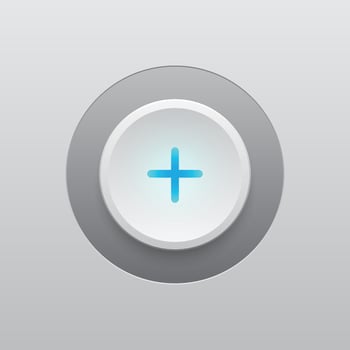 Add Modern Button and LED Light vector