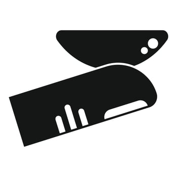 Scientist hand holding contact lens icon glyph style vector