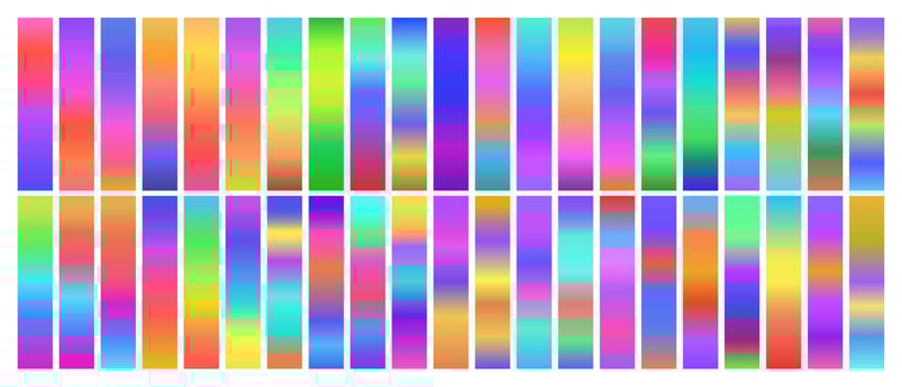 Bright Colorful Screen Gradient Color Swathes vector