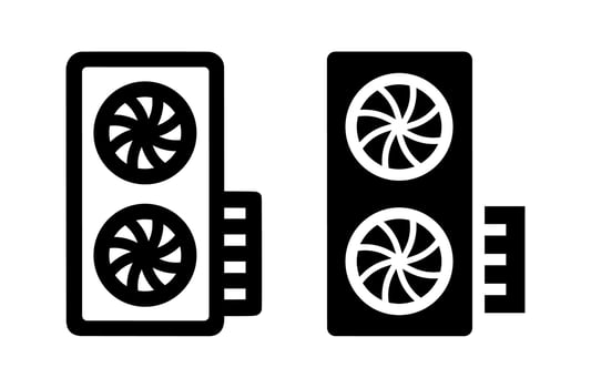 Computer graphic card cartoon doodle, . vector
