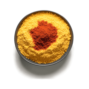 Ground bison lean and flavorful with chili powder and cornmeal tumbling in a Southwestern cascade png