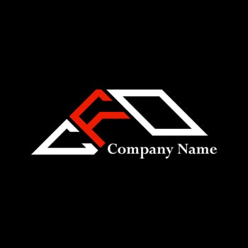 CFO logo design, CFO simple and modern logo. CFO luxurious alphabet design vector