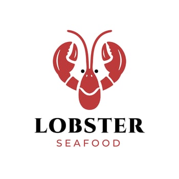 Lobster Haven Fine Dining Seafood This logo is suitable for restaurants or companies that specialize in seafood, especially lobster. vector