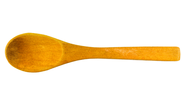 Wooden spoon isolated on transparent background png