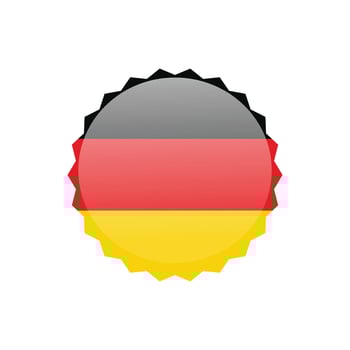Flag of Germany illustration. vector