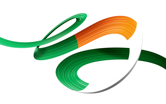 3d Flag Of Ivory Coast 3d Wavy Shiny Ivory Coast Ribbon 3d Illustration png