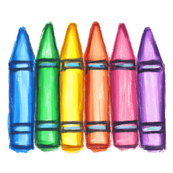 Realistic Crayon Illustration png
