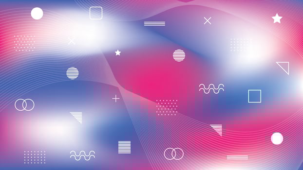 Abstract background design with diagonal blue and pink or purple line pattern. Ilustration horizontal format for digital luxury business banner, contemporary cover, luxury premium. vector