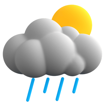 3D icon weather day rain png
