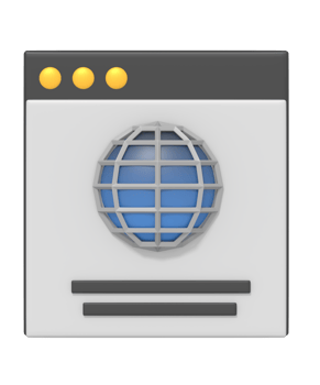 browser on page website sign png