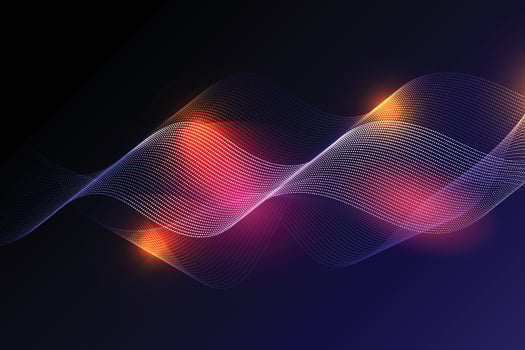 Abstract dark navy blue dotted line art background banner design. Modern line art background art vector