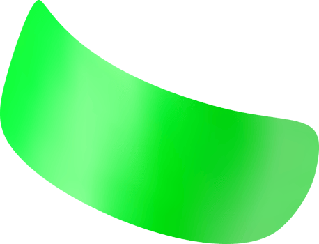 3D green party confetti element. Colorful firecracker ribbon png