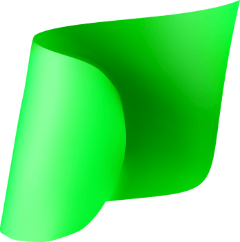 3D green party confetti element png
