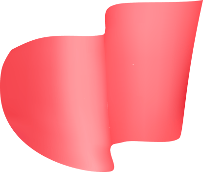3D red party confetti element png