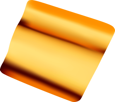 3D party gold confetti element png