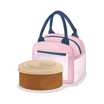 Airtight Food Containers illustration vector