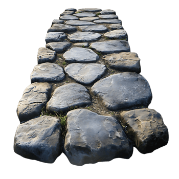 Cobblestone Path with Transparent Background, Stone Pathway with Grass, Ancient Road, Medieval Walkway, Rustic Stone Road, Stone Walkway with Transparent Background, Nature Path,  Stone Path Texture,  Stone Path Design, Cobblestone Texture,  Cobblestone D png