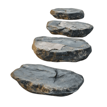 Stacked Stone Rocks with Transparent Background for Design Projects png