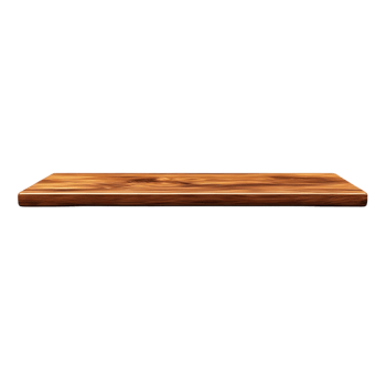 Wooden Shelf with Transparent Background, Ideal for Product Displays and Mockups png