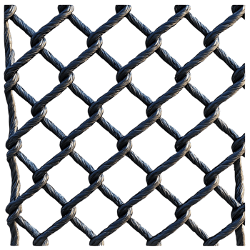 Black Rope Net with Transparent Background png