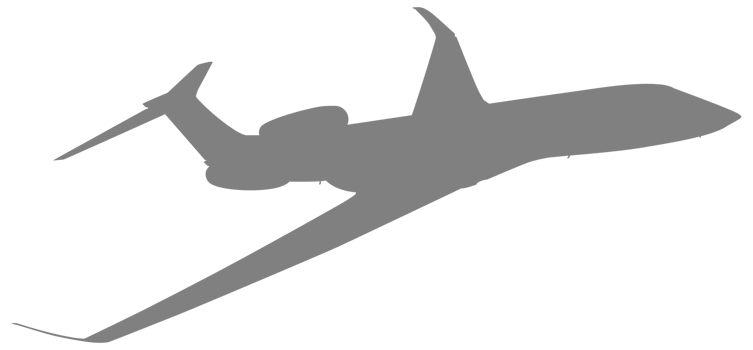Silhouette of the Private Jet, Aircraft, Aeroplane. Flat Style, can use for Logo Gram, Pictogram, Apps, Website, etc. png