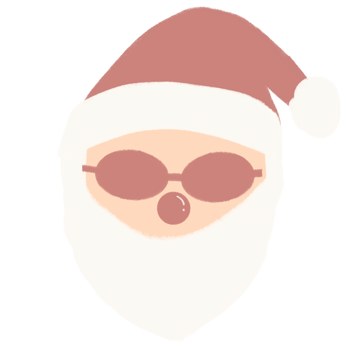 Wool hat Glasses Santa Claus Illustration png