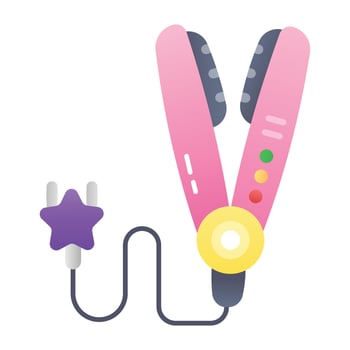 Straightener icon designed in flat style vector