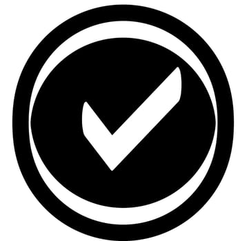 Approved Task Bullet vector
