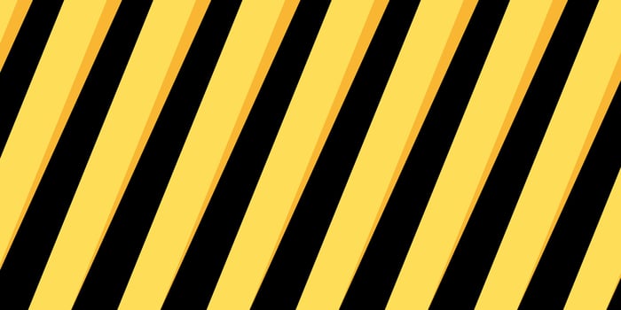 yellow and black striped background, warning background for construction. vector