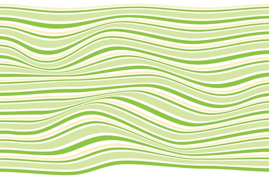 simple abstract lite green cream color horizontal wavy distort line pattern a green and white striped blanket with a green stripe vector