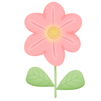 Pink flower clipart png