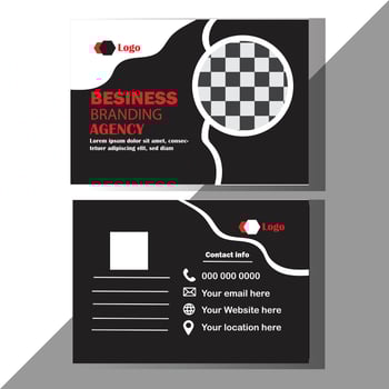 Business Postcard Design Template. vector