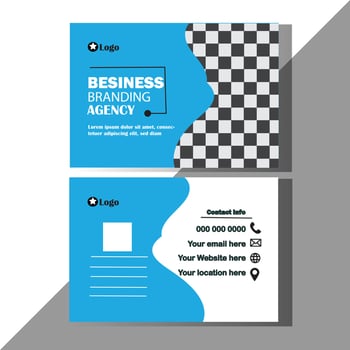 Creative Postcard Design Template. vector