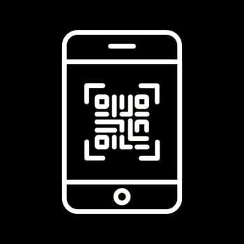 Scanning App Icon Design vector