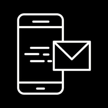 SMS Icon Design vector