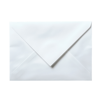 White Envelope Isolated png